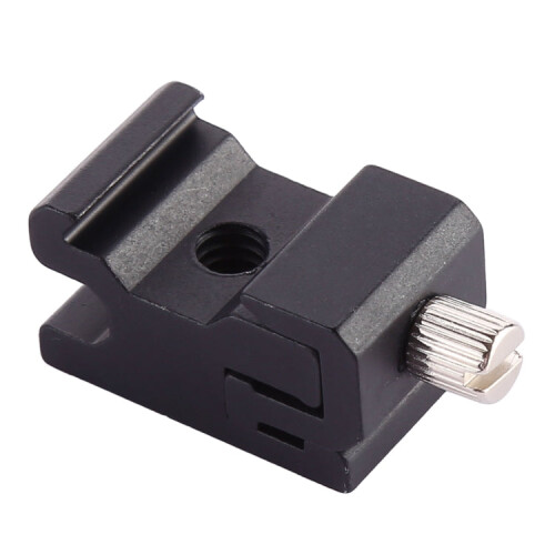 Universal Metal Flash Stand Bracket Cold Shoe Lamp Head 2