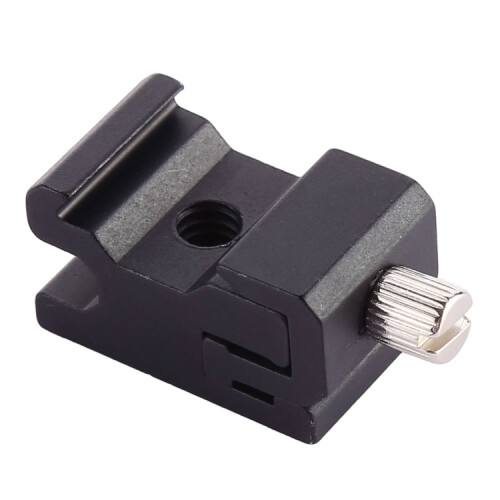 Universal Metal Flash Stand Bracket Cold Shoe Lamp Head 1