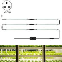 LED Plant Lamp Household Full Spectral Filling Hard Lamp Strip, Style: 30cm 6 Head(Sun Light UK Plug)