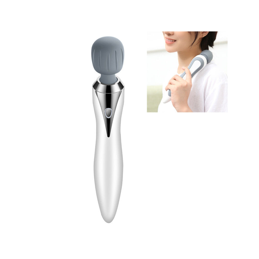 Deal Or No Deal Portable Mini Multifunctional Physiotherapy Electric Hand-Held Massage Stick(White)