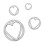 FMM Heart Fondant Cutter Tool Set 1
