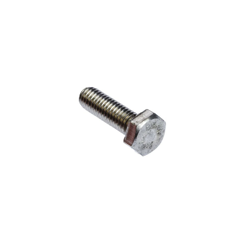 M10 x 100 Hexagonal Setscrew 8.8 DIN 933 Bright Zinc Plated (BZP) 25 Pack