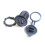 Car Motorcycle Modified Charger Double Aperture 4.2A With Touch Switch USB Car Charge(Blue Light) 6