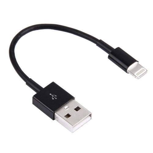 8 Pin to USB Sync Data / Charging Cable, Cable Length: 13cm(Black) 2