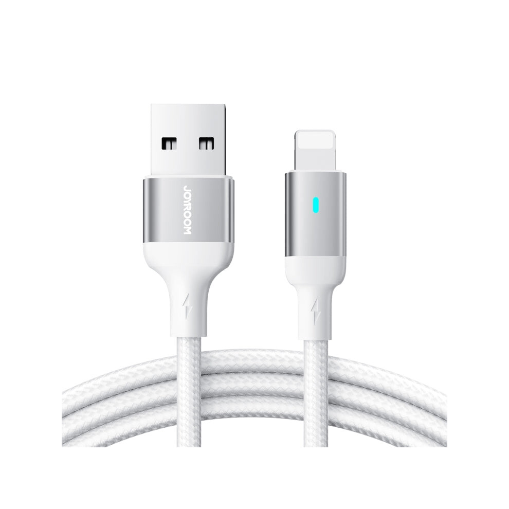 Joyroom S-Ul012a10 Extraordinary Series 2.4A Usb-A To 8 Pin Fast Charging Data Cable, Cable Length:2m(White) White 740390298198