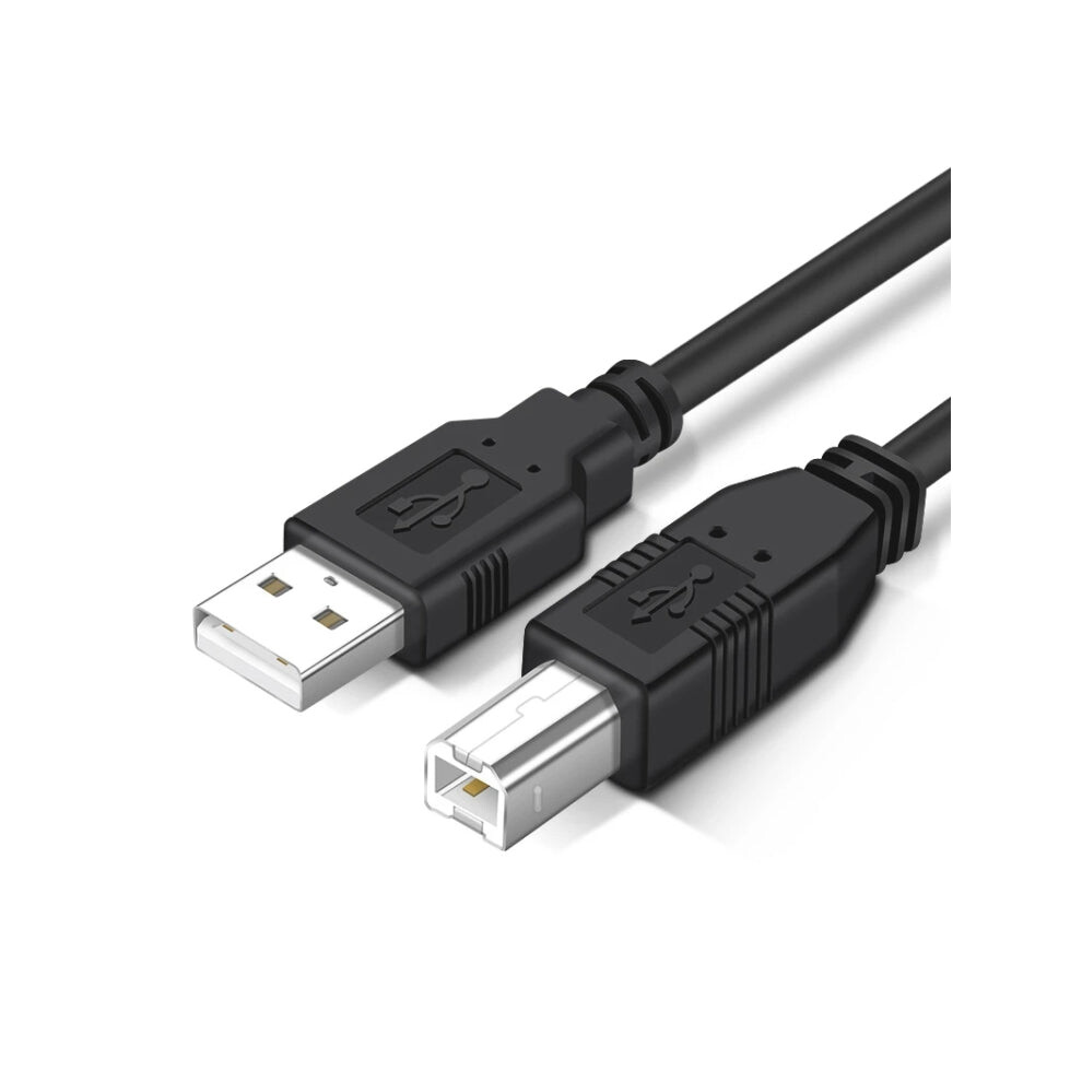 Usb 2.0 Printer Extension Am To Bm Cable, Length: 3M(Black) Black 740390298310