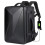 Large-capacity Waterproof Expandable Hard Shell Backpack with USB Charging Hole(162 Black) 1