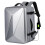 Large-capacity Waterproof Expandable Hard Shell Backpack with USB Charging Hole(162 Light Gray) 2