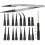 9 in 1 Replaceable Anti-Static Tweezers with Cross Screwdriver 2