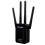 Wireless Smart WiFi Router Repeater with 4 WiFi Antennas, Plug Specification:UK Plug(Black) 3