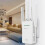 Wireless Smart WiFi Router Repeater with 4 WiFi Antennas, Plug Specification:UK Plug(Black) 9