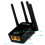 Wireless Smart WiFi Router Repeater with 4 WiFi Antennas, Plug Specification:UK Plug(Black) 5