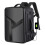 Large-capacity Waterproof Expandable Hard Shell Backpack with USB Charging Hole(161 Black) 2