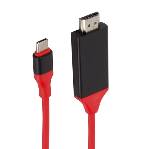 USB-C / Type-C 3.1 to 4K HD HDMI Plastic Video Cable, Length: 2m 2