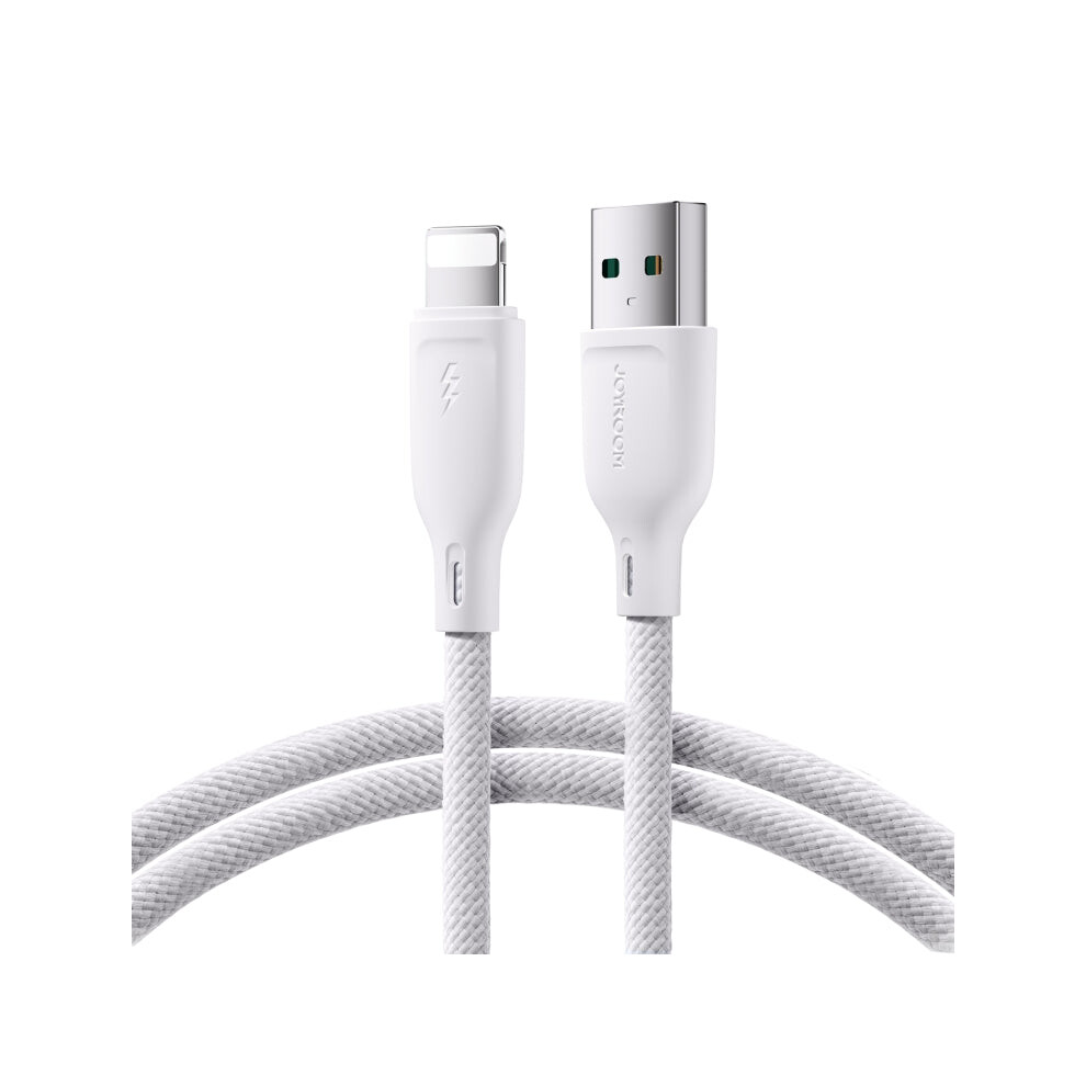 Joyroom Sa34-Al3 3A Usb To 8 Pin Fast Charge Data Cable, Length: 1M(White) White 880007634305