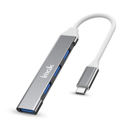 imak 4 in 1 Multifunctional Docking Station HUB, Interface:USB-C / Type-C(Grey) 1