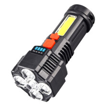 F-T25 Strong Bright 5 Core LED Flashlight USB Rechargeable Powerful Torch