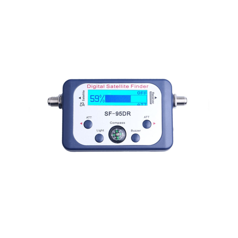 Sf-95Dr Satellite Finder Tv Signal Receiver With Compass 740390253128