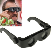 Zoomies 400% Magnification Hands-Free Magnifying Headband Glasses with Sunshade