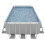 Dellonda Deluxe Steel Frame Rectangular Swimming Pool with Step Ladder & Filter Pump 25ft 15