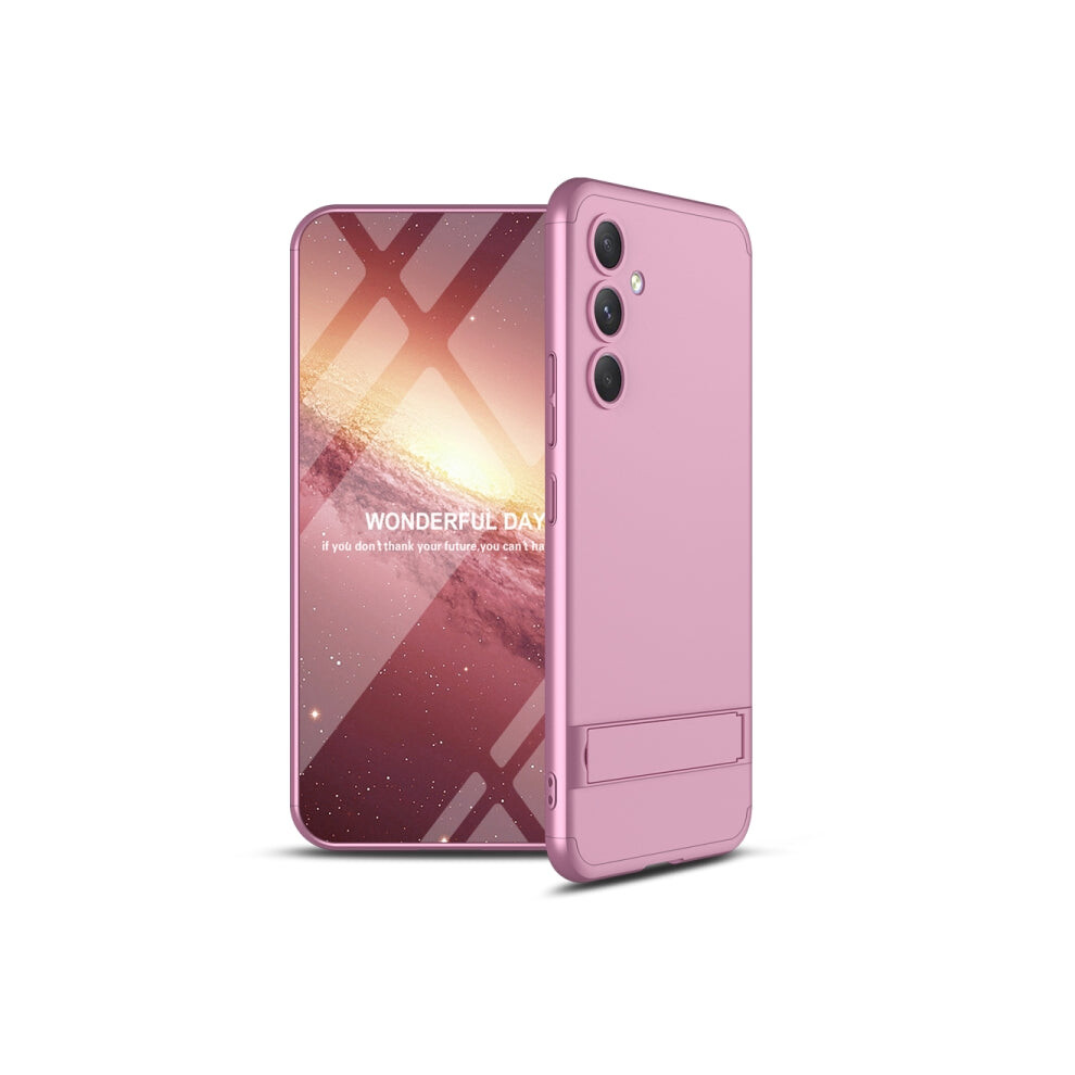 For Samsung Galaxy A54 5G Gkk Three Stage Splicing Full Coverage Pc Phone Case(Rose ) Gold 740390259267