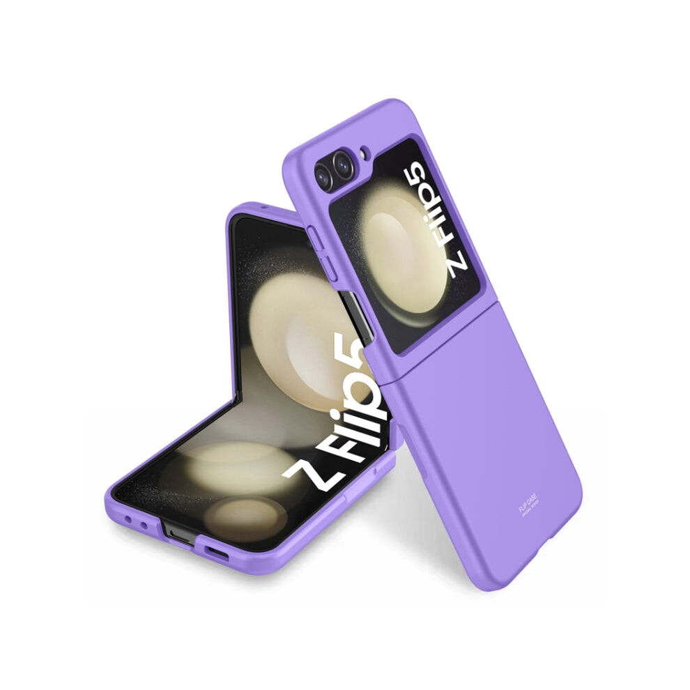 For Samsung Galaxy Z Flip5 Skin Feel Frosted Pc Shockproof Phone Case(Purple) Purple 740390259069
