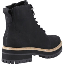 (Black, 4 (Adults')) TOMS Wylder Leather Women's Black Boots