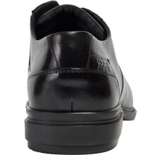 (Black, 9 (Adults')) Pod Savage Leather/Textile Men's Black Lace-Up Shoes