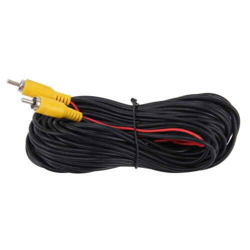 Car Reverse Rear View Parking Camera Video Cable With Detection Wire, Cable Length: 10m 2