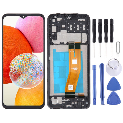 For Samsung Galaxy A14 SM-A145F Original LCD Screen Digitizer Full Assembly with Frame 1