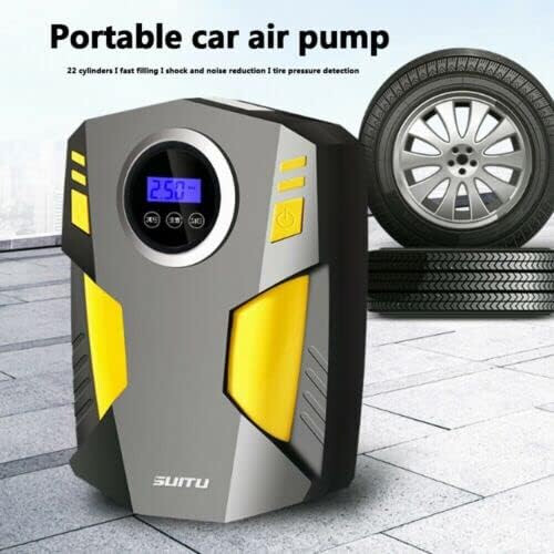 Automatic & Digital Car Tyre Inflator Air Compressor With LED Light 1
