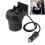 5V 1A+2.4A Two USB Ports & Two Car Cigarette Lighter Socket Car Charger with Holder Function 1