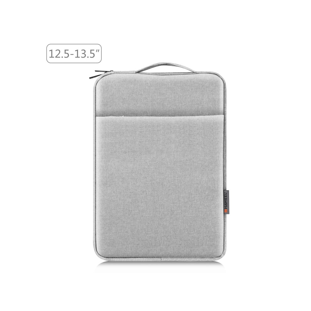 Haweel Laptop Sleeve Case Zipper Briefcase Bag With Handle For 12.5-13.5 Inch Laptop(Grey) Grey 740390259953