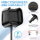 For Fitbit Versa 2 Charger Charging Dock Base Stand Holder with 1m Charging Cable(Black) 7