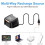 For Fitbit Versa 2 Charger Charging Dock Base Stand Holder with 1m Charging Cable(Black) 8