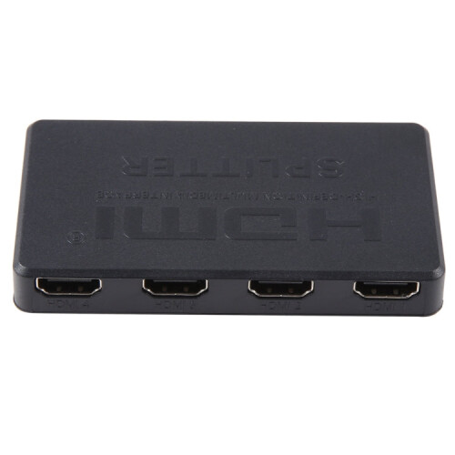 3D 4K HDMI Splitter Box, 1 Input x 4 Output, USB Power Supply(Black) 2