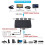 3D 4K HDMI Splitter Box, 1 Input x 4 Output, USB Power Supply(Black) 6