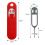 Eject Sim Card Tray Open Pins Needle Keychain Tool With Silicone Case(Red) 4