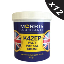 Morris K42EP General Multi Purpose Lithium EP Grease Bearings & Chassis 12x500g