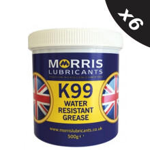 Morris K99 Water Resistant Marine Boat Grease Waterproof Glands, Bearings 6x500g