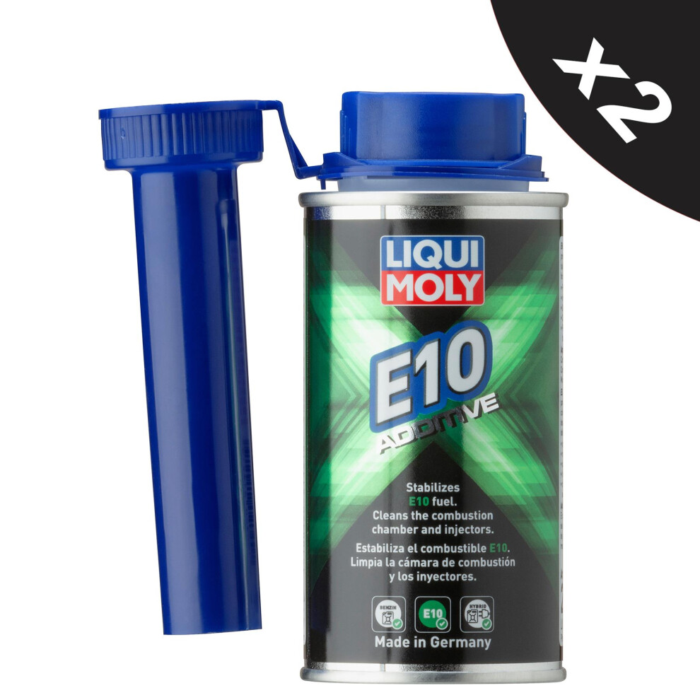 Liqui Moly E10 Additive Petrol Fuel Treatment Stabilizer Conditioner 2x150ml