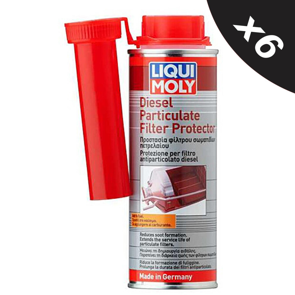 Liqui Moly Diesel Particulate Filter Protector DPF Cleaner Regenerator 6x250ml