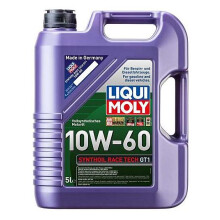 Liqui Moly 10W-60 Fully Synthetic Engine Oil Synthoil Race Tech Gt1 5L
