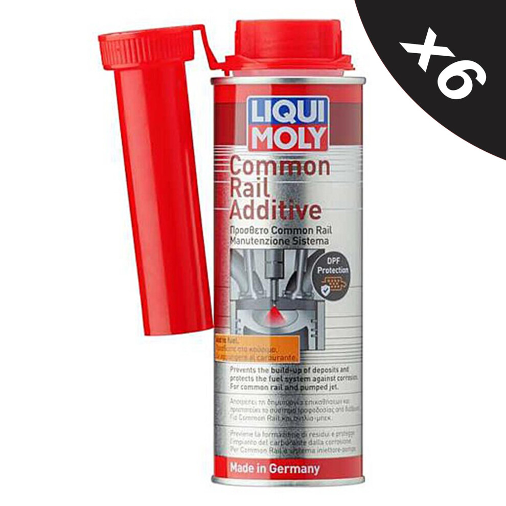 Liqui Moly Common Rail Diesel Additive Diesel System Injector Cleaner 6x250ml