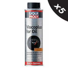 Liqui Moly Viscoplus Oil saver Reduces Oil Consumption & Engine Noise 5x300ml