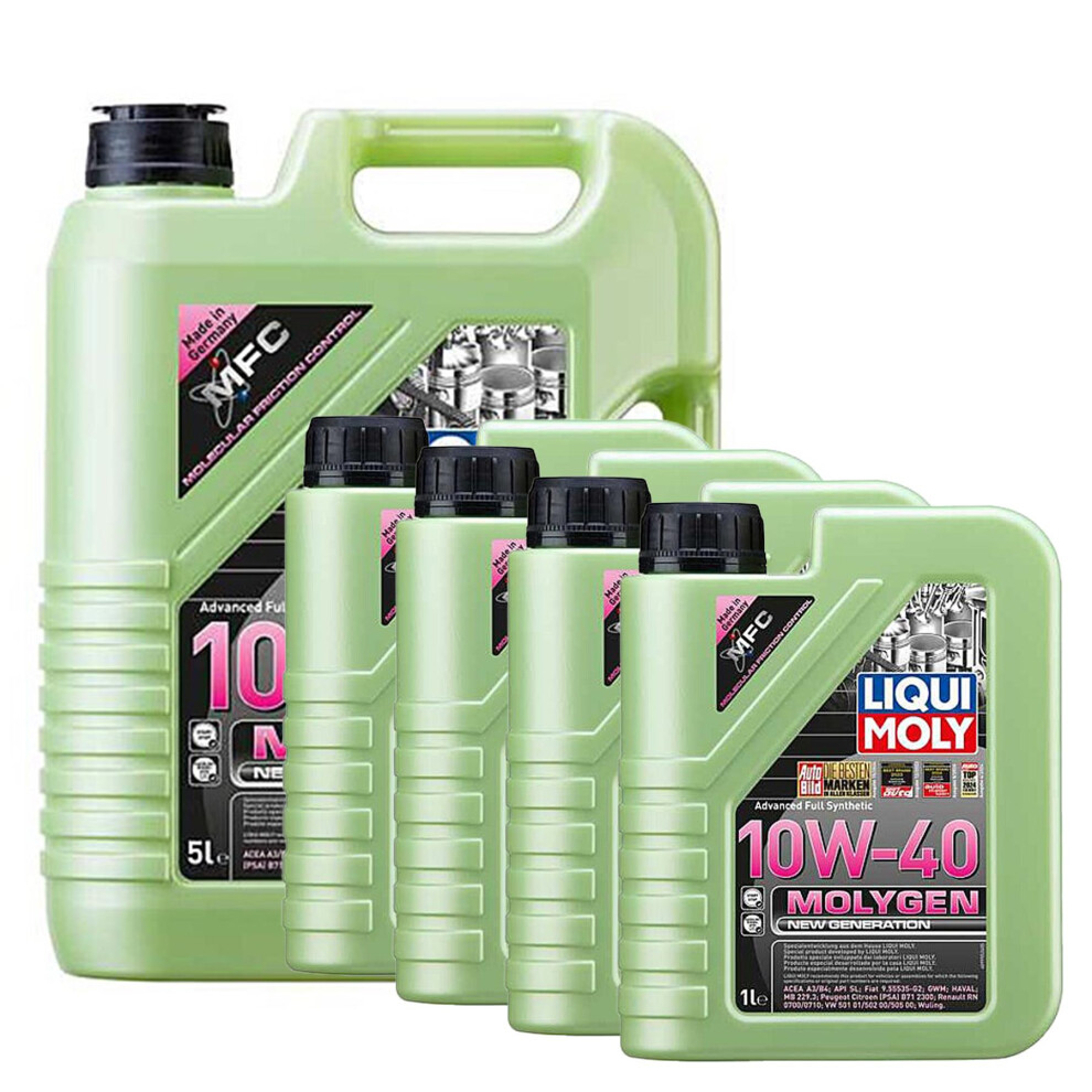 Liqui Moly Molygen Fully Synthetic High Performance 10W40 Engine Oil  9L