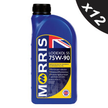 MORRIS 75W90 Semi Synthetic Gear Oil Manual Transmission Fluid API GL4/GL5 12x1L
