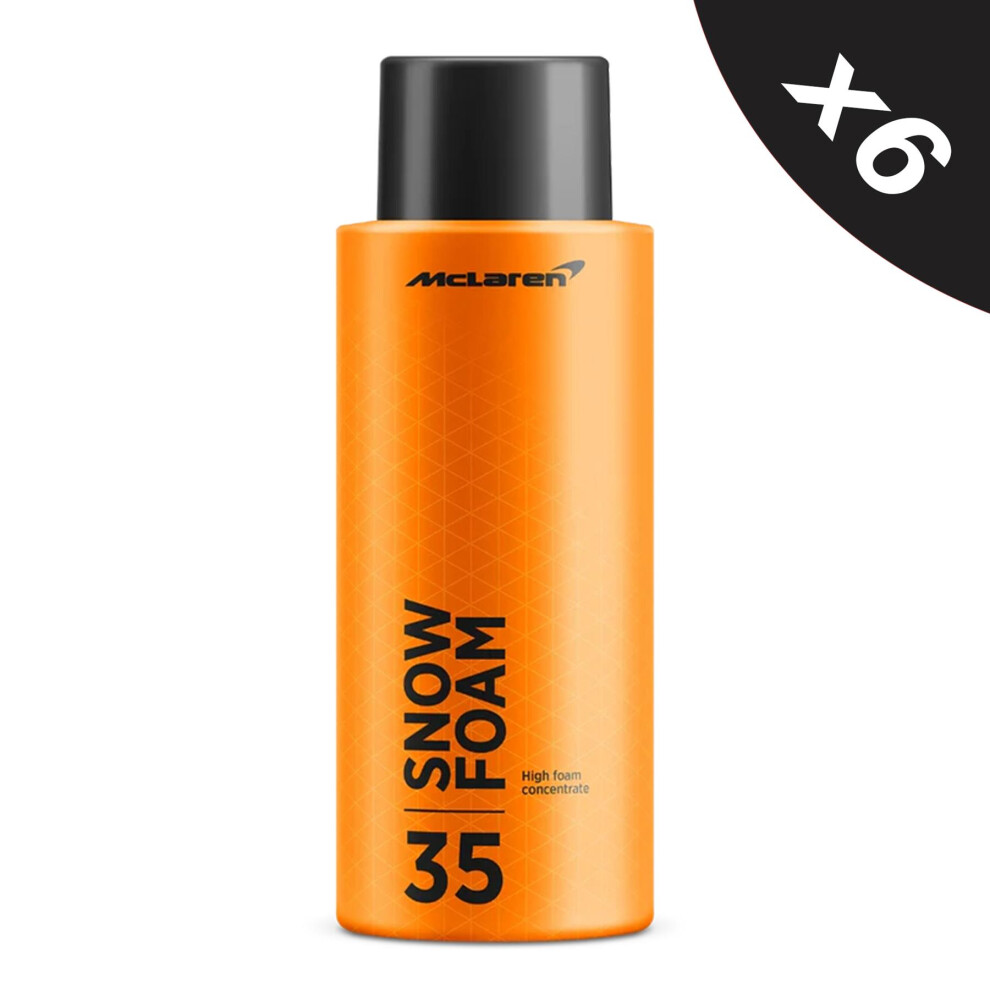 Mclaren Ph Neutral Snow Foam Shampoo Concentrated And Ultra Foamy 6X500ml 5056820514468