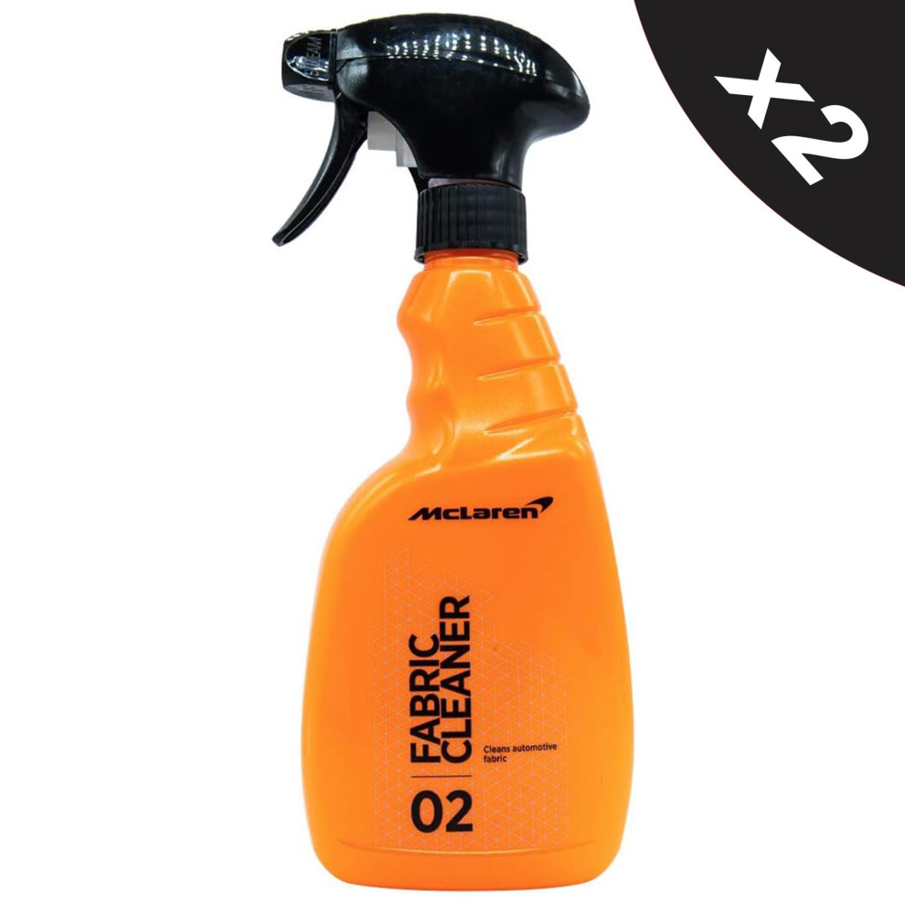 McLaren Fabric Interior Cleaner Car Upholstery Carpet & Fabric Cleaner 2x500ml-image-OPC-PFJC5JG-NEW