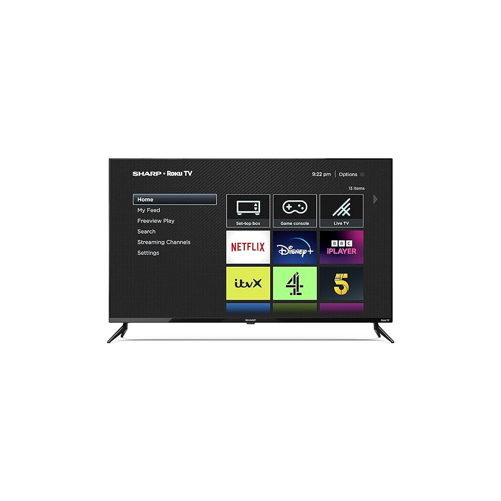 43fd6k-43inch-full-hd-smart-frameless-roku-tv-in-black-with-active-motion-200--hdr10-support--freeview-play--preinstalled-apps--3-hdmi---1-usb